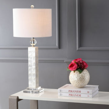 Bailey 32" LED Seashell Table Lamp - JONATHAN Y
